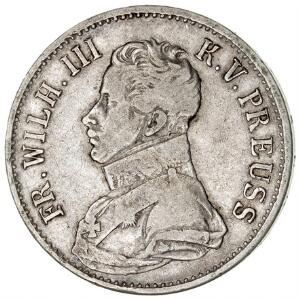 Tyskland, Preussen, Thaler 1816, KM 395, bedre type