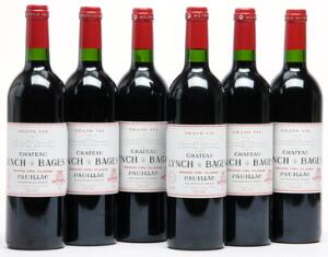 6 bts. Château Lynch Bages, Pauillac. 5. Cru Classé 2003 A hfin.