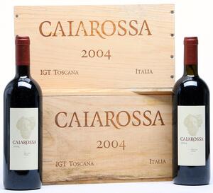 11 bts. Caiarossa IGT, Toscana 2004 A hfin. Owc.