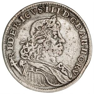 Frederik III, halvkrone  2 mark 1666, H 107A