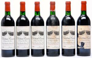 6 bts. Château Canon, Saint-Emilion 1. Grand Cru Classé 1985 A-AB bn.