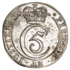 Norge, Christian V, 4 mark  krone 1671, NM 66A, H 41A