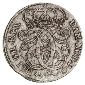 Christian V, 4 mark  krone 1690, H 90B, S 9