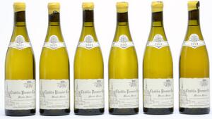 6 bts. Chablis 1. Cru Mont Mains, Domaine Raveneau 2001 A hfin.