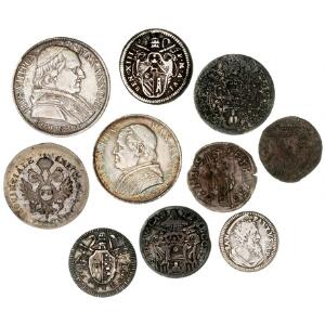 Vatikanet, lot på 10 mønter, 17.-20. århundrede