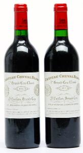 2 bts. Château Cheval Blanc, 1. Grand Cru Classé A 1992 A hfin.