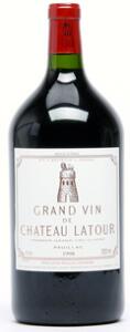 1 bt. Dmg. Château Latour, Pauillac. 1. Cru Classé 1998 A hfin. Owc.