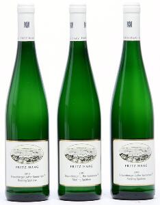 12 bts. Riesling Spätlese, Fritz Haag 2010 A hfin. Oc.