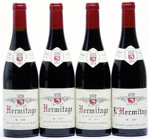 1 bt. Hermitage, Domaine Jean-Louis Chave 2009 A hfin.  etc. Total 4 bts.