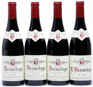 1 bt. Hermitage, Domaine Jean-Louis Chave 2009 A hfin.  etc. Total 4 bts.