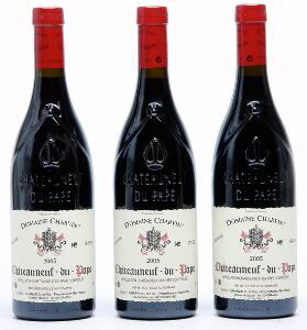 3 bts. Chateauneuf-du-Pape, Domaine Charvin 2005 A hfin.