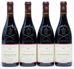 12 bts. Chateauneuf-du-Pape, Les Cailloux, Cuvée Centenaire, Lucien  André Brunel 2003 A hfin. Oc.