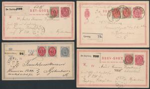 1858-1900. 7 bedre, smukke forsendelser.