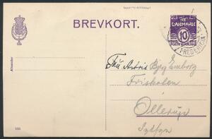 1940. Brevkort sendt 9.april 1940 til Ollerup. På bagsiden interessant tekst dateret Storebælt 94 K.. 13,40