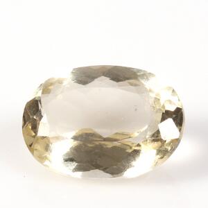 Uindfattet facetslebet citrin på ca. 8.49 ct. Ca. 2012.