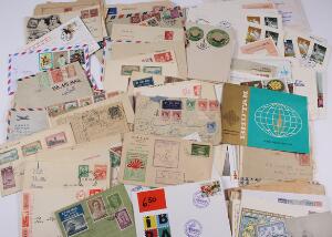 Asien. Parti med mange gode forsendelser incl. Japan, Indien, New Zealand, Korea osv.