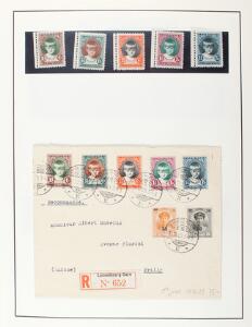 Luxembourg. Samling i ringbind med flere gode mærkersæt. Desuden lidt San Marino bagerst i albummet. Se fotoudsnit