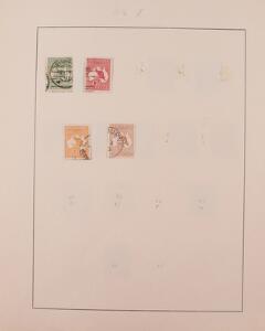 Australien. 1913-1947. Lille ældre samling på 12 albumsider. Se fotoudsnit