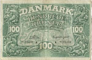 100 kr 1951 k, Riim  Ingerslevgaard, Sieg 126
