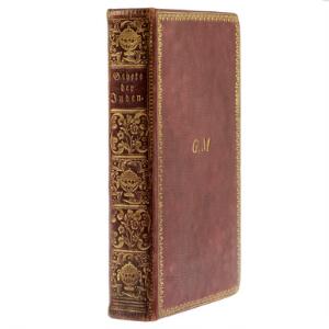 18th century binding Isaak Euchel ed. Gebete der Juden. Berlin 1799. 2nd ed. Bound in contemporary full red morocco.