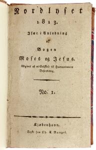 The Jewish Feud in Denmark 1813 17 vols. incl. [Johan Werfel] Nordlyset, no. 1-12. 1813.  Jens Baggesen Om Jøderne. 1813. 2