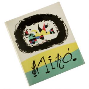Original lithographs by Miró Prévert  Ribemont-Dessaignes Joan Miró. Paris Maeght Editeur 1956. With 7 orig. lithographs.