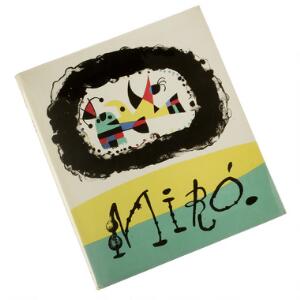 Original lithographs by Miró Prévert  Ribemont-Dessaignes Joan Miró. Paris Maeght Editeur 1956. With 7 orig. lithographs.