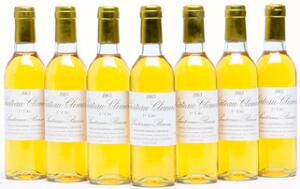 7 bts. ½. Château Climens, Barsac. 1. Cru Classé 1983 A-AB bn.