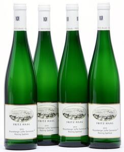 6 bts. Riesling Spätlese, Fritz Haag 2010 A hfin. Oc.