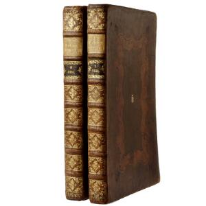 Masterwork on 18th century architecture Laurids de Thurah Le Vitruve Danois  Den danske Vitruvius. 2 vols. Bound in full calf. 2