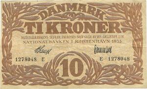 10 kr 1933 E, V. Lange  Clemmentsen, Sieg 104