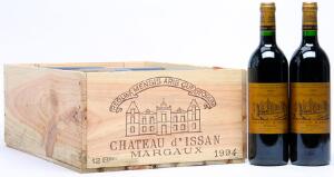 12 bts. Chateau DIssan, Margaux. 3. Cru Classé 1994 A hfin. Owc.