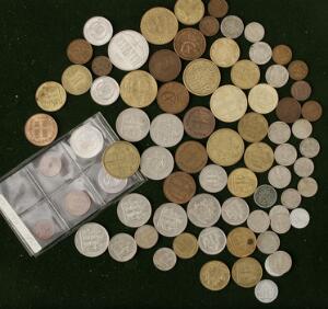 Samling Finland, England, Schweiz, Nederlandene etc., primært 20. århundrede, inkl. større sølvmønter