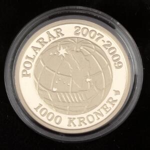 1000 kr 2008, Sirius, Sieg 2B, i original æske