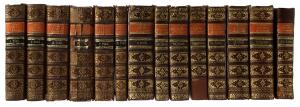 Suhms history Historie af Danmark fra de ældste Tider [...]. 1782-1828. 14 vols. In cont. bindings. 14