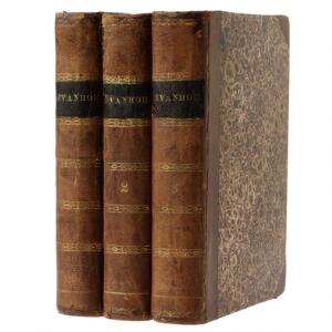 Ivanhoe Walter Scott Ivanhoe A Romance. 3 vols. Edinburgh, Archibald Constable  Co., 1820. 8vo. 1st edition. 1st printing. 3