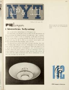 Poul Henningsen - Louis Poulsen Poul Henningsen and others ed. LP  Co - Nyt. 1941-1981. In orig. boards. 40