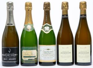 5 bts. Various Champagnes A hfin.