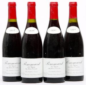 2 bts. Pommard Les Vignots, Domaine Leroy 1996 A hfin.  etc. Total 4 bts.