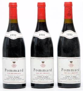 3 bts. Pommard 1. Cru Clos des Epeneaux, Domaine Comte Armand 1990 A hfin.