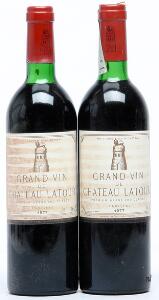 2 bts. Château Latour, Pauillac. 1. Cru Classé 1977 A-AB bn.