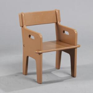 Hans J. Wegner Peters stol. Barnestol af bemalet bøgetræ. Model P1.