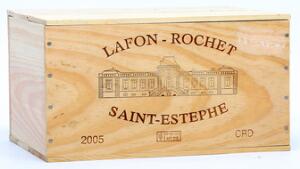 6 bts. Château Lafon-Rochet, Saint - Estephe. 4. Cru Classé 2005 A hfin. Owc.