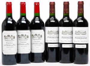 6 bts. Château Fombrauge, Saint-Emilion Grand Cru 2005 A hfin. Owc. etc. Total 12 bts.