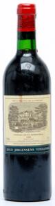 1 bt. Château Lafite Rothschild, Pauillac. 1. Cru Classé 1980 A hfin.