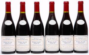 12 bts. Volnay 1. Cru, Domaine Poulleau Père  Fils 2000 A hfin. Oc. etc. Total 18 bts.