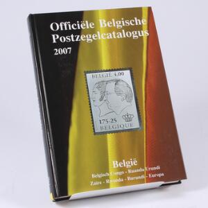 Belgien. Litteratur. Frimærkekatalog 2007. 703 sider.