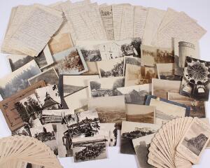 Tysk Rige. 1.VERDENSKRIG. Interessant parti kort, fotos og håndskrevne breve fra 1.verdenskrig.