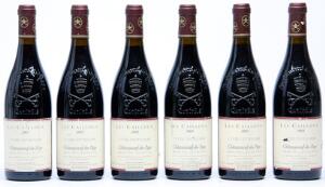 6 bts. Chateauneuf-du-Pape, Les Cailloux, Cuvée Centenaire, Lucien  André Brunel 2003 A hfin.