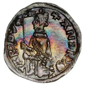Italien, Venedig, Andrea Contarini, 1368-1382, Soldino, Ag, 0,52 g, smuk, iriserende toning